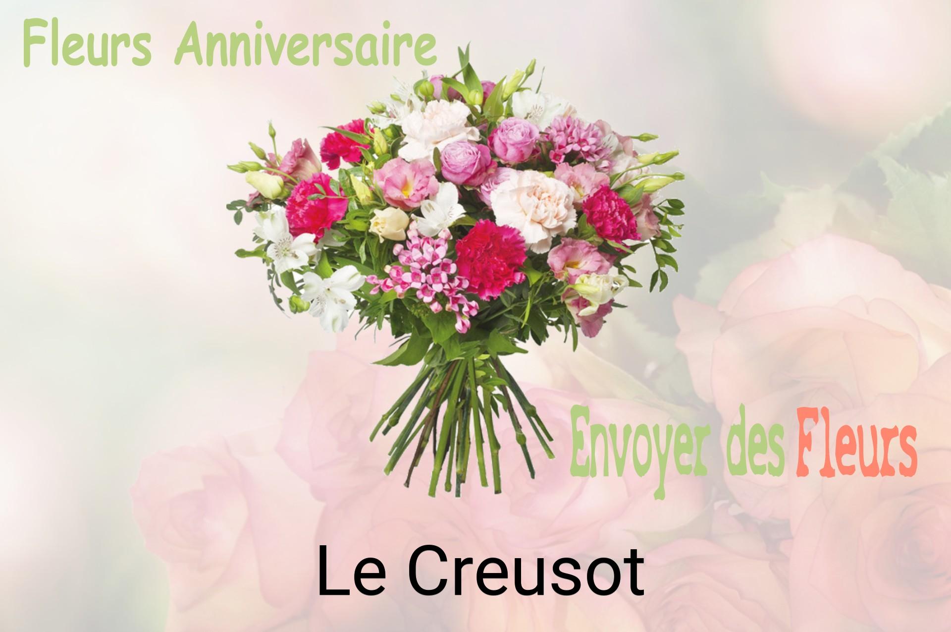 Bouquet de fleurs d’anniversaire livré à Le Creusot